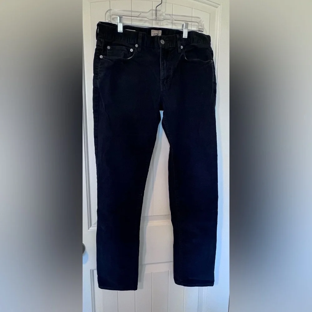 J. Crew Corduroy Navy/Black Pants Style 484 W32 L32